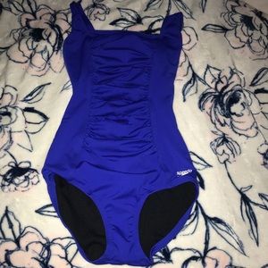 a speedo on piece bathing suit